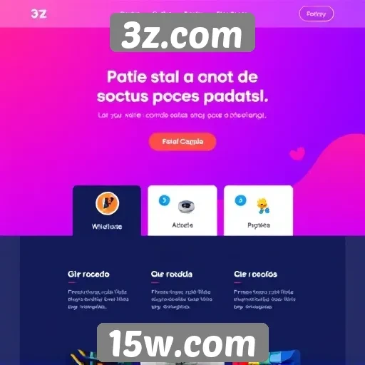 Plataforma 3z.com destaca-se por design intuitivo